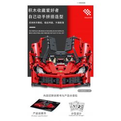MorkModel 023014 Mork Model 023014 non  FERRARI LAFERRARI 1:12 tỷ lệ 1:12 bộ đồ chơi xếp lắp ráp ghép mô hình  Kỹ Thuật Công Nghệ Cao Mô Hình Phương Tiện 1659 khối