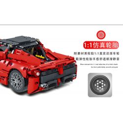 MorkModel 023014 Mork Model 023014 non  FERRARI LAFERRARI 1:12 tỷ lệ 1:12 bộ đồ chơi xếp lắp ráp ghép mô hình  Kỹ Thuật Công Nghệ Cao Mô Hình Phương Tiện 1659 khối