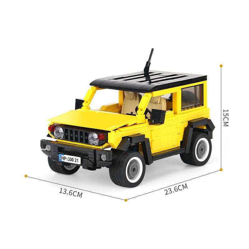 ACHKO 30021 non  JIMNY. bộ đồ chơi xếp lắp ráp ghép mô hình  Kỹ Thuật Công Nghệ Cao Mô Hình Phương Tiện 908 khối