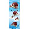 Kazi KY80045 80045 non  SEA WORLD 6 MÔ HÌNH CÁ MẬP ĐẦU BÚA CUA HOÀNG ĐẾ BẠCH TUỘC KHỔNG LỒ TÔM BỌ NGỰA ĐUÔI CHIM ĐỎ MEXICO ẨN SĨ bộ đồ chơi xếp lắp ráp ghép mô hình Creator OCEAN Sáng Tạo 1041 khối