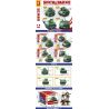 SEMBO 207101 207102 207103 207100 non  CÁC MẪU LIFE WAR 4 M5 STUART XE TĂNG M26 PERSHING CHIẾN ĐẤU CHỦ LỰC M60 BỌC THÉP CHỞ QUÂN M113 bộ đồ chơi xếp lắp ráp ghép mô hình Military Army SURVIVAL WARFARE Quân Sự Bộ Đội 708 khối
