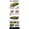 ACHKO 60012 DB-0084 0084 DB0084 non  LAMBORGHINI TRỞ LẠI XE bộ đồ chơi xếp lắp ráp ghép mô hình  Kỹ Thuật Công Nghệ Cao Mô Hình Phương Tiện 439 khối