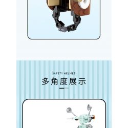 BALODY 21063 non  XE MÁY NHỎ TƯƠI bộ đồ chơi xếp lắp ráp ghép mô hình Motorcycle Motorbike AUTUMN PAINTING Xe Hai Bánh 1078 khối