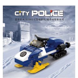 XINGBAO XB-57001 57001 XB57001 non  CÔNG AN THÀNH PHỐ (8 TRONG 1) bộ đồ chơi xếp lắp ráp ghép mô hình City CITY POLICE