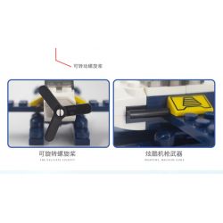 XINGBAO XB-57001 57001 XB57001 non  CÔNG AN THÀNH PHỐ (8 TRONG 1) bộ đồ chơi xếp lắp ráp ghép mô hình City CITY POLICE