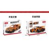 ACHKO 60010 YIMU YM-108 non  MCLAREN BACK BUS. bộ đồ chơi xếp lắp ráp ghép mô hình  Kỹ Thuật Công Nghệ Cao Mô Hình Phương Tiện 428 khối