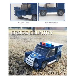 XINGBAO XB-57001 57001 XB57001 non  CÔNG AN THÀNH PHỐ (8 TRONG 1) bộ đồ chơi xếp lắp ráp ghép mô hình City CITY POLICE