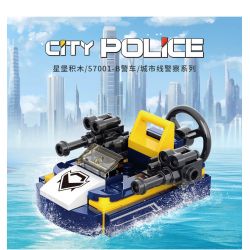 XINGBAO XB-57001 57001 XB57001 non  CÔNG AN THÀNH PHỐ (8 TRONG 1) bộ đồ chơi xếp lắp ráp ghép mô hình City CITY POLICE