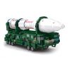 INBRIXX 691010 non  VỤ PHÓNG TÊN LỬA VẬN TẢI TRƯỜNG CHINH 6 THÁNG 3 bộ đồ chơi xếp lắp ráp ghép mô hình Space Thám Hiểm Không Gian 702 khối