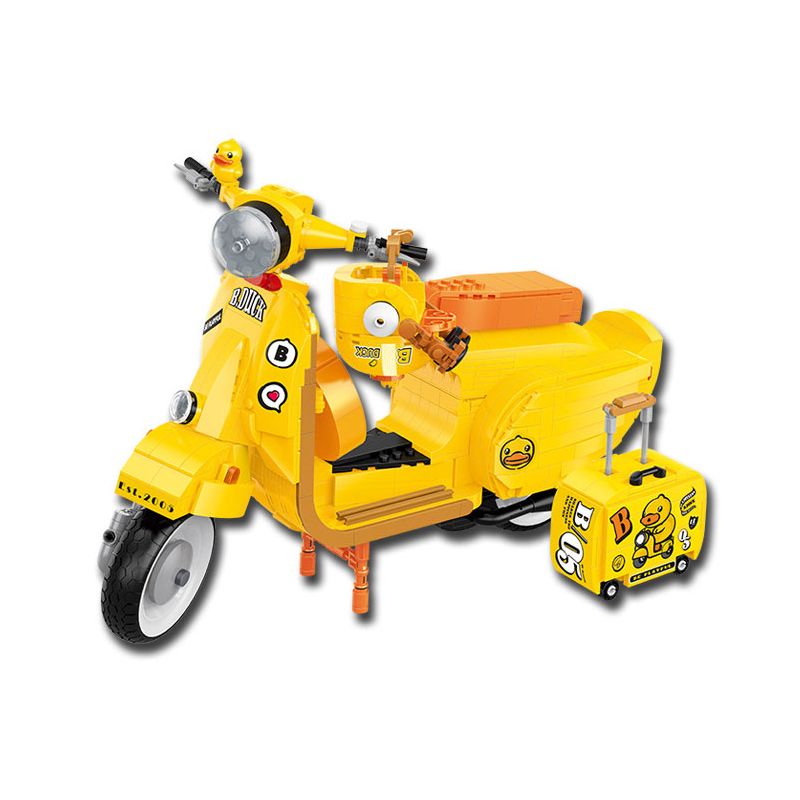 BALODY 21060 non  B.DUCK XE MÁY bộ đồ chơi xếp lắp ráp ghép mô hình Motorcycle Motorbike B.DUCK MOTORCYCLE CLUB Xe Hai Bánh 1116 khối