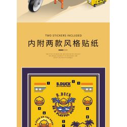 BALODY 21060 non  B.DUCK XE MÁY bộ đồ chơi xếp lắp ráp ghép mô hình Motorcycle Motorbike B.DUCK MOTORCYCLE CLUB Xe Hai Bánh 1116 khối