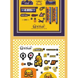 BALODY 21060 non  B.DUCK XE MÁY bộ đồ chơi xếp lắp ráp ghép mô hình Motorcycle Motorbike B.DUCK MOTORCYCLE CLUB Xe Hai Bánh 1116 khối