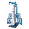 INBRIXX 691009 non  TRUNG TÂM PHÓNG TÊN LỬA THẦN CHÂU bộ đồ chơi xếp lắp ráp ghép mô hình Space Thám Hiểm Không Gian 712 khối
