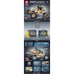 SEMBO 704951 non  SPIRIT LỒNG NHỆN NHẢY XE ĐỊA HÌNH bộ đồ chơi xếp lắp ráp ghép mô hình Movie & Game INCARNATION JUMPING SPIDER SUV Phim Và Trò Chơi 1182 khối