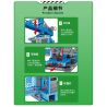 INBRIXX 691009 non  TRUNG TÂM PHÓNG TÊN LỬA THẦN CHÂU bộ đồ chơi xếp lắp ráp ghép mô hình Space Thám Hiểm Không Gian 712 khối