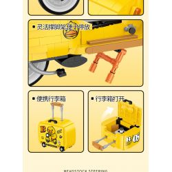 BALODY 21060 non  B.DUCK XE MÁY bộ đồ chơi xếp lắp ráp ghép mô hình Motorcycle Motorbike B.DUCK MOTORCYCLE CLUB Xe Hai Bánh 1116 khối