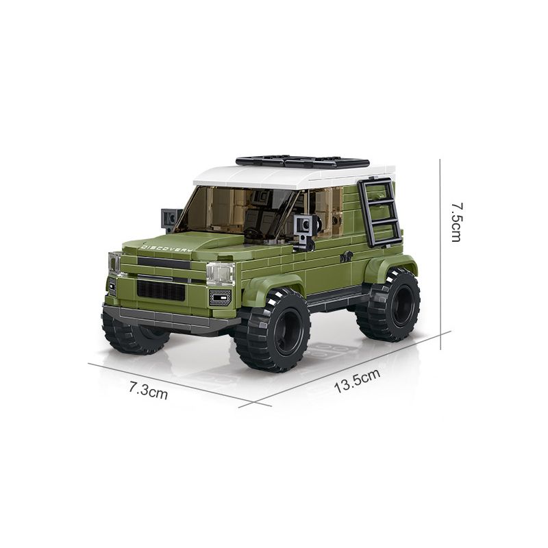 ACHKO 50027 non Lego SUV. bộ đồ chơi xếp lắp ráp ghép mô hình Racers Đua Tốc Độ 266 khối