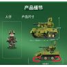 SEMBO 203113 non  SÚNG PHÒNG KHÔNG TỰ HÀNH BÁNH LỐP PGZ-09 bộ đồ chơi xếp lắp ráp ghép mô hình Military Army PGZ-09 WHEELED SELF-PROPELLED ANTIAIRCRAFT GUN Quân Sự Bộ Đội 302 khối