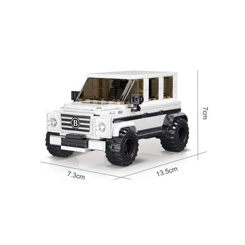 ACHKO 50026 non Lego SUV. bộ đồ chơi xếp lắp ráp ghép mô hình Racers Đua Tốc Độ 265 khối