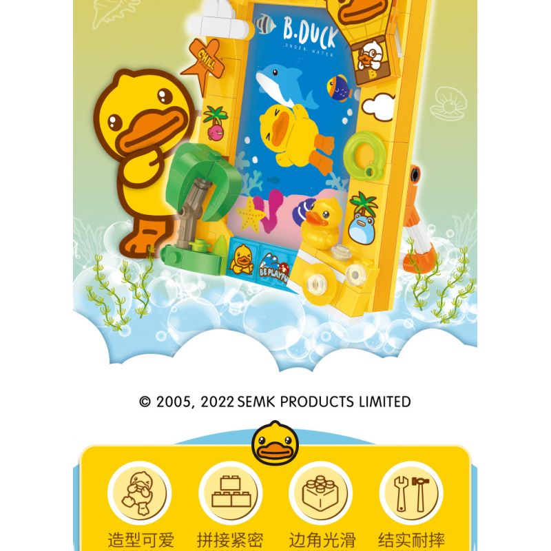 BALODY 21062 non  KHUNG ???NH B.DUCK bộ đồ chơi xếp lắp ráp ghép mô hình Miscellaneous Lung Tung 157 khối