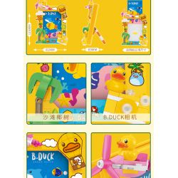 BALODY 21062 non  KHUNG ???NH B.DUCK bộ đồ chơi xếp lắp ráp ghép mô hình Miscellaneous Lung Tung 157 khối