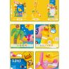 BALODY 21062 non  KHUNG ???NH B.DUCK bộ đồ chơi xếp lắp ráp ghép mô hình Miscellaneous Lung Tung 157 khối