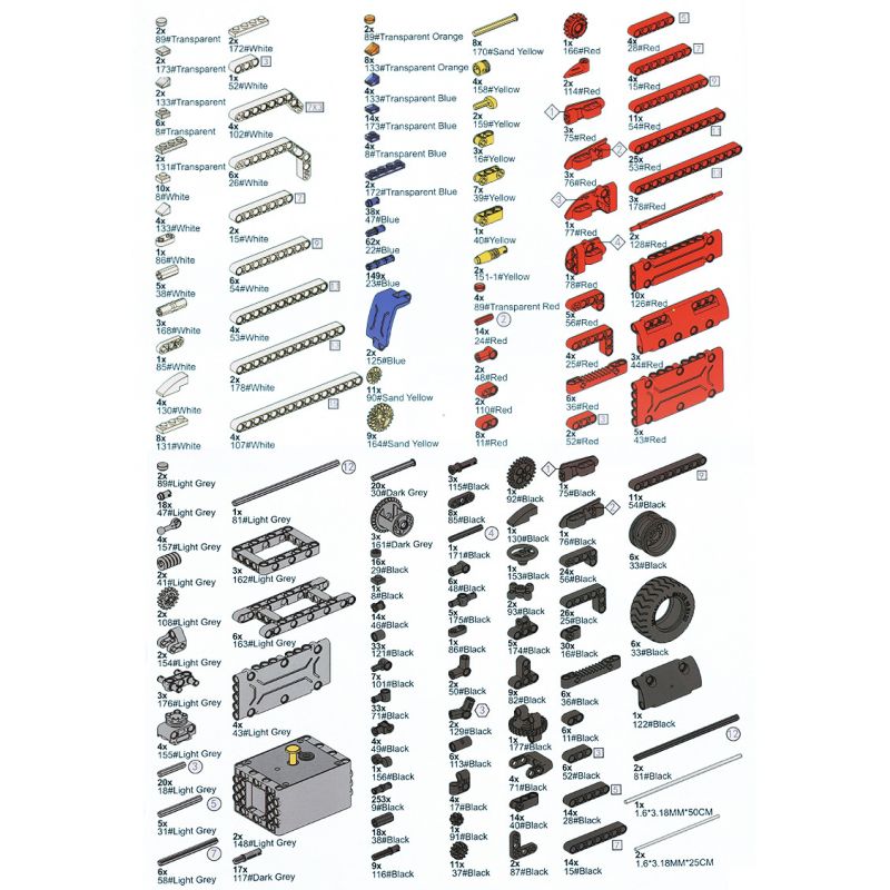 IM.MASTER QIHUI 6805 non  SPRINKLER. bộ đồ chơi xếp lắp ráp ghép mô hình  Kỹ Thuật Công Nghệ Cao Mô Hình Phương Tiện 1288 khối