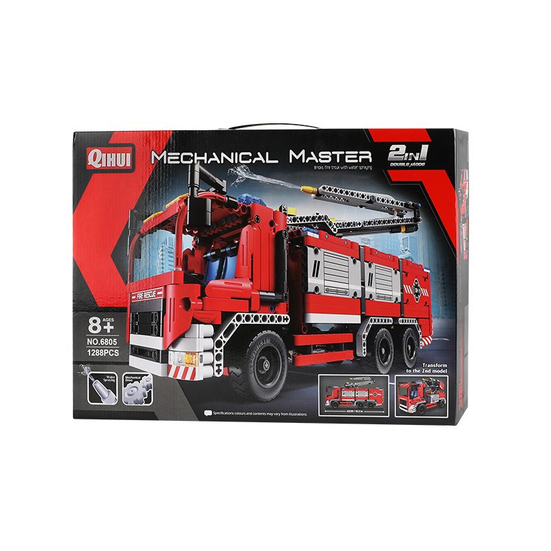 IM.MASTER QIHUI 6805 non  SPRINKLER. bộ đồ chơi xếp lắp ráp ghép mô hình  Kỹ Thuật Công Nghệ Cao Mô Hình Phương Tiện 1288 khối