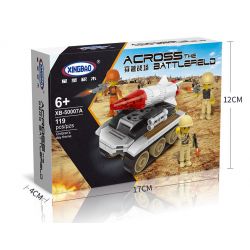 XINGBAO XB-57007 57007 XB57007 non  QUA CHIẾN TRƯỜNG (BỐN TRONG MỘT) bộ đồ chơi xếp lắp ráp ghép mô hình Military Army ACROSS THE BATTERFIELD Quân Sự Bộ Đội