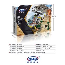 XINGBAO XB-57007 57007 XB57007 non  QUA CHIẾN TRƯỜNG (BỐN TRONG MỘT) bộ đồ chơi xếp lắp ráp ghép mô hình Military Army ACROSS THE BATTERFIELD Quân Sự Bộ Đội