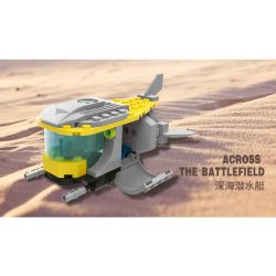 XINGBAO XB-57007 57007 XB57007 non  QUA CHIẾN TRƯỜNG (BỐN TRONG MỘT) bộ đồ chơi xếp lắp ráp ghép mô hình Military Army ACROSS THE BATTERFIELD Quân Sự Bộ Đội