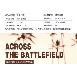 XINGBAO XB-57007 57007 XB57007 non  QUA CHIẾN TRƯỜNG (BỐN TRONG MỘT) bộ đồ chơi xếp lắp ráp ghép mô hình Military Army ACROSS THE BATTERFIELD Quân Sự Bộ Đội