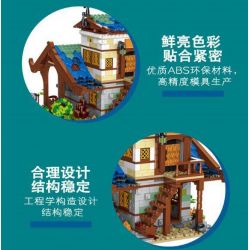 MorkModel 50102 Mork Model 50102 non  KHO bộ đồ chơi xếp lắp ráp ghép mô hình MEDIEVALTOWN BARN 1725 khối