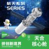 INBRIXX 691006 non  CABIN LÕI TRINA bộ đồ chơi xếp lắp ráp ghép mô hình Space Thám Hiểm Không Gian 530 khối