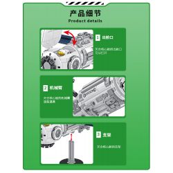 INBRIXX 691006 non  CABIN LÕI TRINA bộ đồ chơi xếp lắp ráp ghép mô hình Space Thám Hiểm Không Gian 530 khối