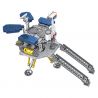 INBRIXX 691005 non  HÀNG KHÔNG VŨ TRỤ XE THÁM HIỂM SAO HỎA bộ đồ chơi xếp lắp ráp ghép mô hình Space MARS ROVER Thám Hiểm Không Gian 570 khối