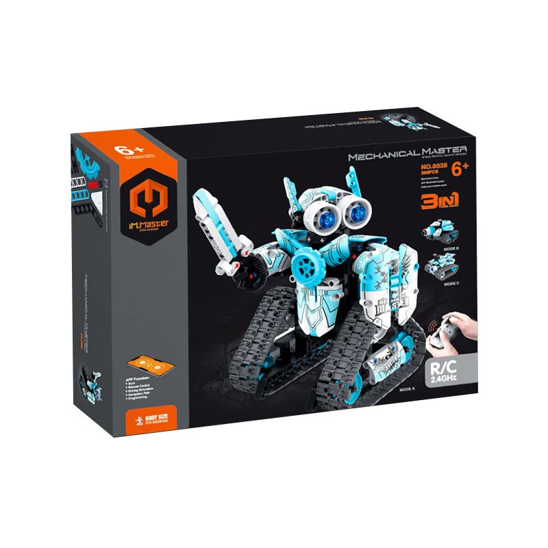 IM.MASTER 8028 non  ROBOT LẬP TRÌNH ỨNG DỤNG bộ đồ chơi xếp lắp ráp ghép mô hình  Kỹ Thuật Công Nghệ Cao Mô Hình Phương Tiện 398 khối