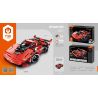 IM.MASTER 8025 non  XE THỂ THAO MÀU ĐỎ bộ đồ chơi xếp lắp ráp ghép mô hình  Kỹ Thuật Công Nghệ Cao Mô Hình Phương Tiện 361 khối