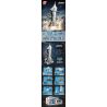 Enlighten 42302 Qman 42302 non  TÊN LỬA VŨ TRỤ LONG MARCH 6 KẾT HỢP bộ đồ chơi xếp lắp ráp ghép mô hình Creator 3 In 1 Sáng Tạo Với 3 Mẫu