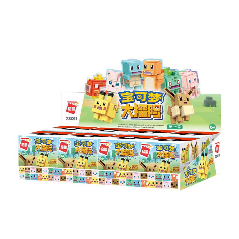 Enlighten 73012 Qman 73012 non  POKÉMON ADVENTURE-SECOND 8 PIKACHU MEWTWO THUNDERBALL PIPPI GOPHER KODAK GAS BOMB MOSQUITO COIL NÒNG NỌC bộ đồ chơi xếp lắp ráp ghép mô hình Movie & Game Phim Và Trò Chơi