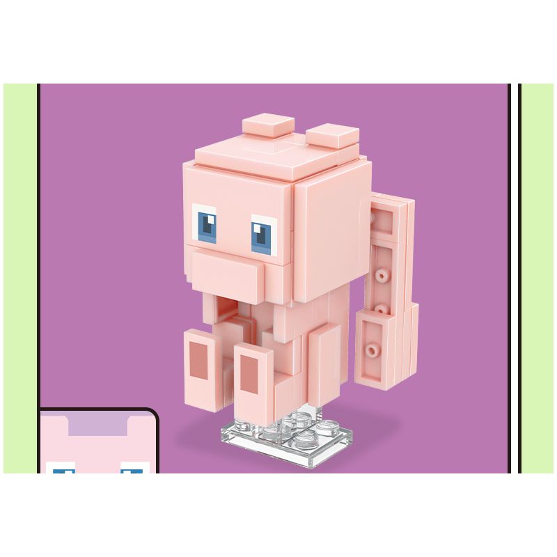 Enlighten 73012 Qman 73012 non  POKÉMON ADVENTURE-SECOND 8 PIKACHU MEWTWO THUNDERBALL PIPPI GOPHER KODAK GAS BOMB MOSQUITO COIL NÒNG NỌC bộ đồ chơi xếp lắp ráp ghép mô hình Movie & Game Phim Và Trò Chơi