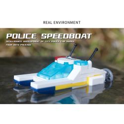 XINGBAO XB-58003 58003 XB58003 non  XE CẢNH SÁT THÀNH PHỐ bộ đồ chơi xếp lắp ráp ghép mô hình City CITY POLICE