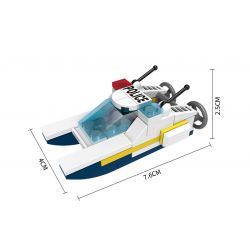 XINGBAO XB-58003 58003 XB58003 non  XE CẢNH SÁT THÀNH PHỐ bộ đồ chơi xếp lắp ráp ghép mô hình City CITY POLICE