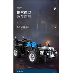 IM.MASTER 6810 non  CẢNH SÁT ĐẶC BIỆT XE ĐỊA HÌNH bộ đồ chơi xếp lắp ráp ghép mô hình  SWAT Kỹ Thuật Công Nghệ Cao Mô Hình Phương Tiện 430 khối