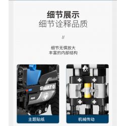 IM.MASTER 6810 non  CẢNH SÁT ĐẶC BIỆT XE ĐỊA HÌNH bộ đồ chơi xếp lắp ráp ghép mô hình  SWAT Kỹ Thuật Công Nghệ Cao Mô Hình Phương Tiện 430 khối