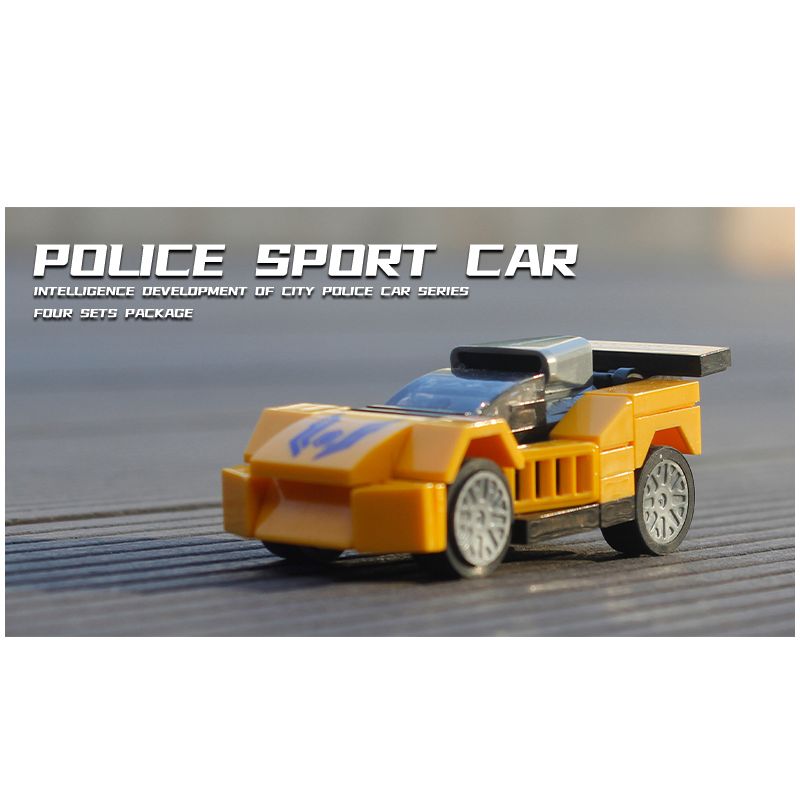 XINGBAO XB-58003 58003 XB58003 non  XE CẢNH SÁT THÀNH PHỐ bộ đồ chơi xếp lắp ráp ghép mô hình City CITY POLICE