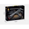 PanlosBrick 670014 Panlos Brick 670014 non  SÚNG TIỂU LIÊN FLYING TIGERS MP5 bộ đồ chơi xếp lắp ráp ghép mô hình Gun MP5A5 SUBMACHINE GUN 1013 khối