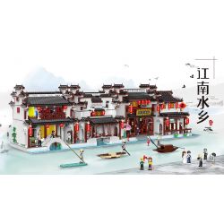 XINGBAO XB-01036 01036 XB01036 non  HOÀI DƯƠNG THƯ VIỆN bộ đồ chơi xếp lắp ráp ghép mô hình Mini Modular Đường Phố Thu Nhỏ 3036 khối