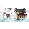 XINGBAO XB-01036 01036 XB01036 non  HOÀI DƯƠNG THƯ VIỆN bộ đồ chơi xếp lắp ráp ghép mô hình Mini Modular Đường Phố Thu Nhỏ 3036 khối