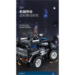 IM.MASTER 6810 non  CẢNH SÁT ĐẶC BIỆT XE ĐỊA HÌNH bộ đồ chơi xếp lắp ráp ghép mô hình  SWAT Kỹ Thuật Công Nghệ Cao Mô Hình Phương Tiện 430 khối